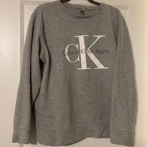 Gray Calvin Klein Jeans sweatshirt size M